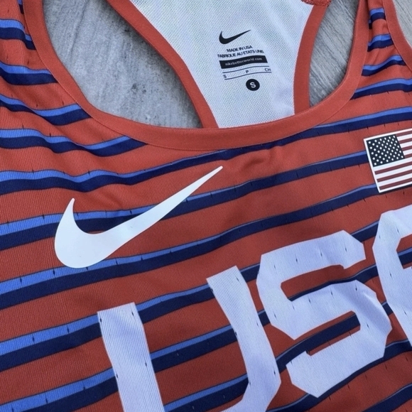 Nike Pro Elite Olympics Team USA PE Track Sports Bra DD7968-602 Women’s Sz S New - Picture 3 of 9